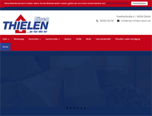 Tablet Screenshot of eisen-thielen-daun.de
